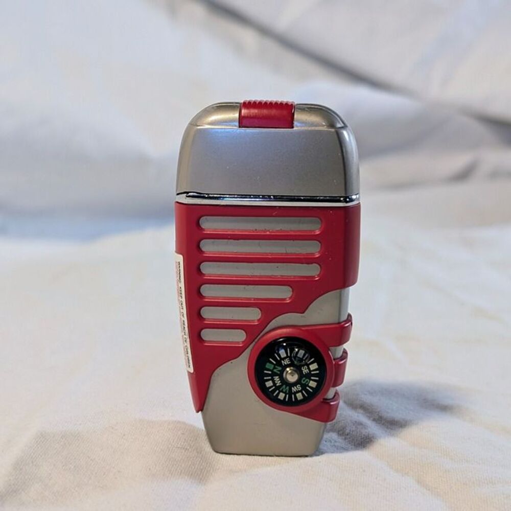 Vintage Compass Design Novelty Cool Lighter - Red